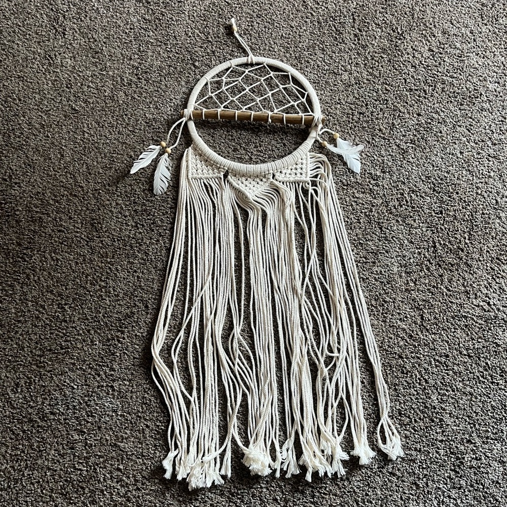 Bohemian Dreamcatcher with Feathers